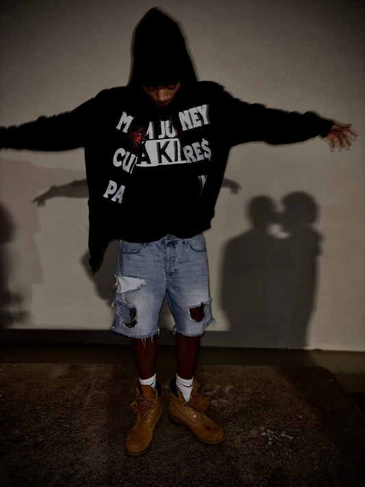 Zip red eye of evil (black)