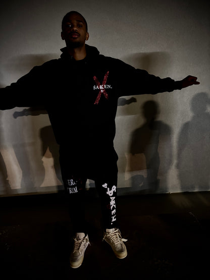 Black 4$aken x hoodie