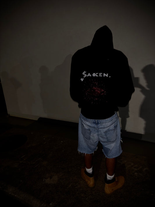 Zip red eye of evil (black)